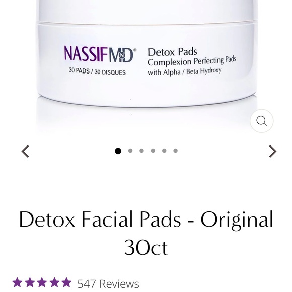 NassifMD Detox Pads new unopened sealed - Picture 2 of 2